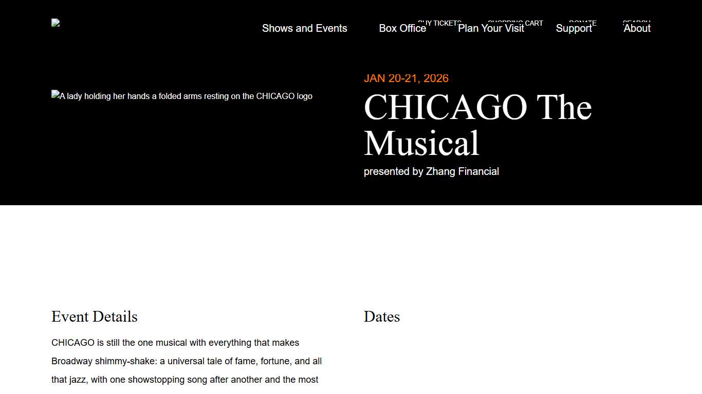 CHICAGO The Musical Miller Auditorium
